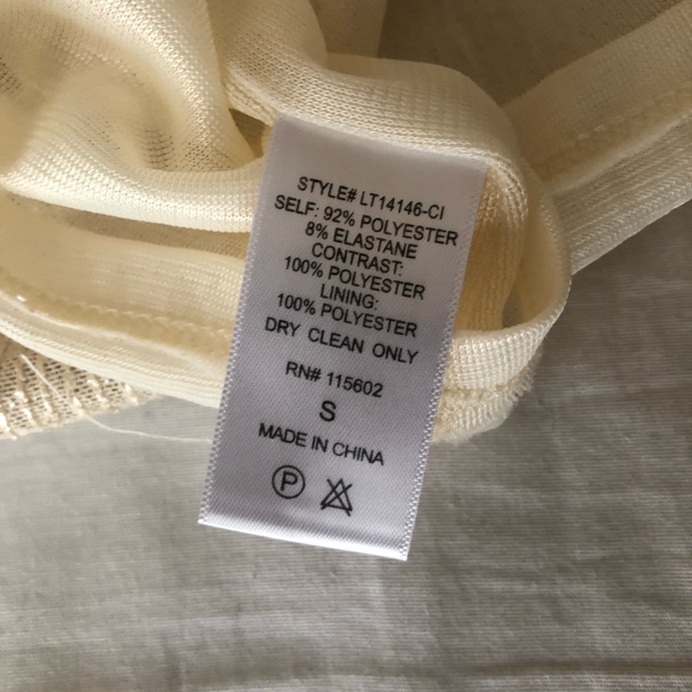 Lush silver sequin top - Picture 6 of 7